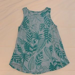 Old Navy Luxe floral tank top women’s M